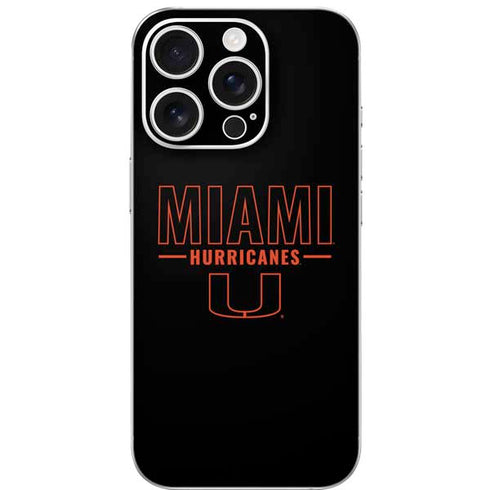 University of Miami Hurricanes iPhone 16 Pro Skin